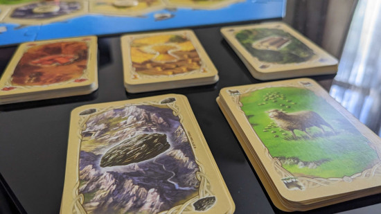 How to play Catan - photo of resource cards from Settlers of Catan
