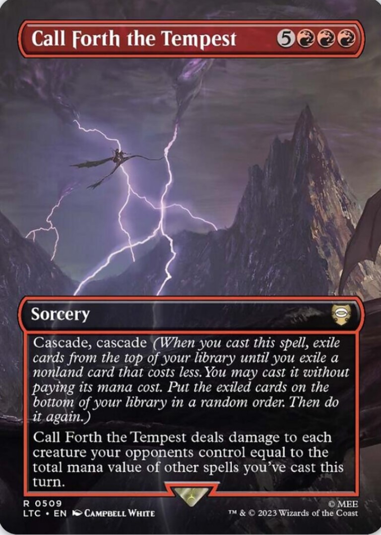 Call Forth the Tempest, a card with MTG Cascade