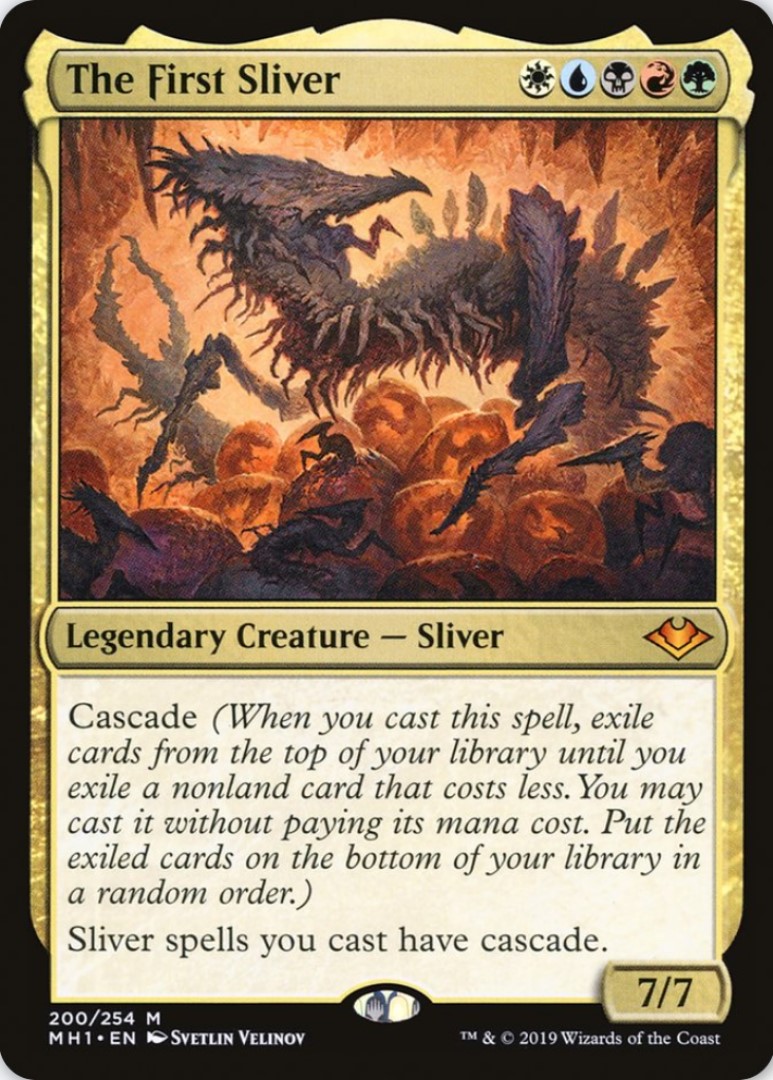 The First Sliver, a card with MTG Cascade