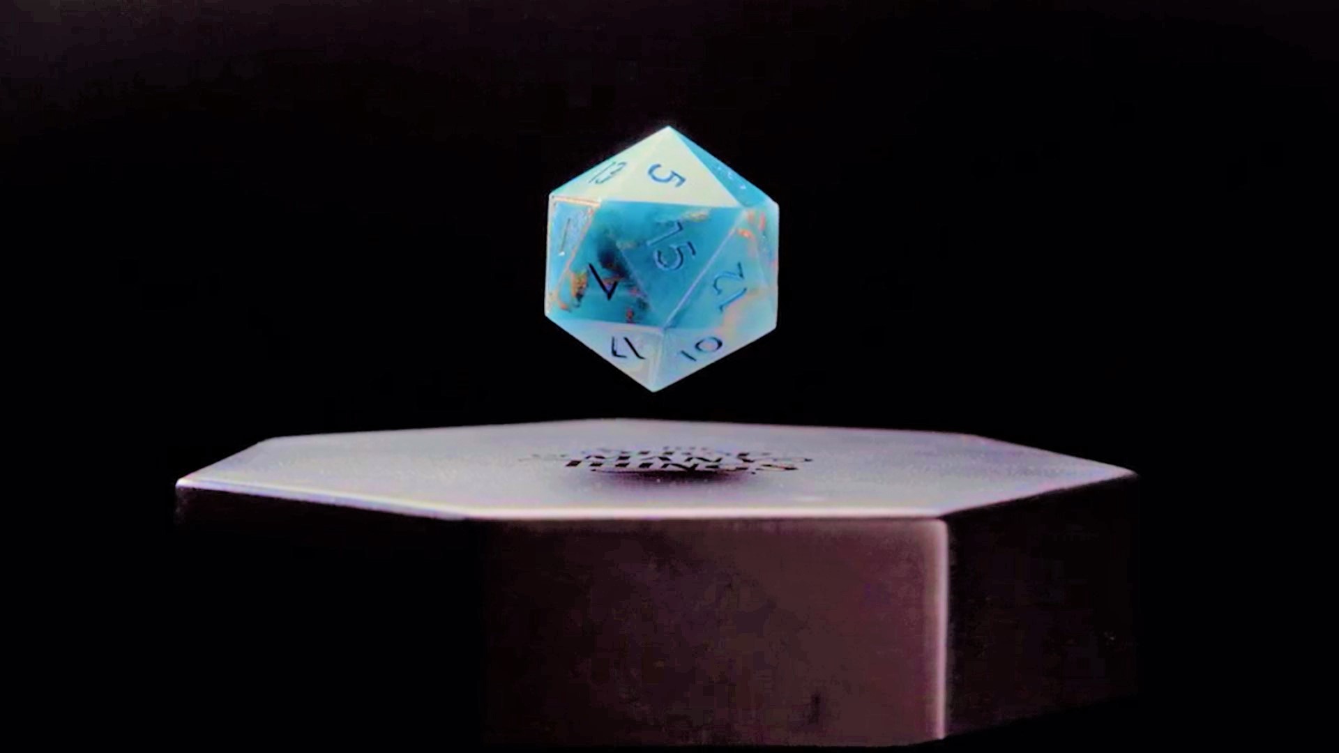 DnD dice rolls not flying? Try a floating D20