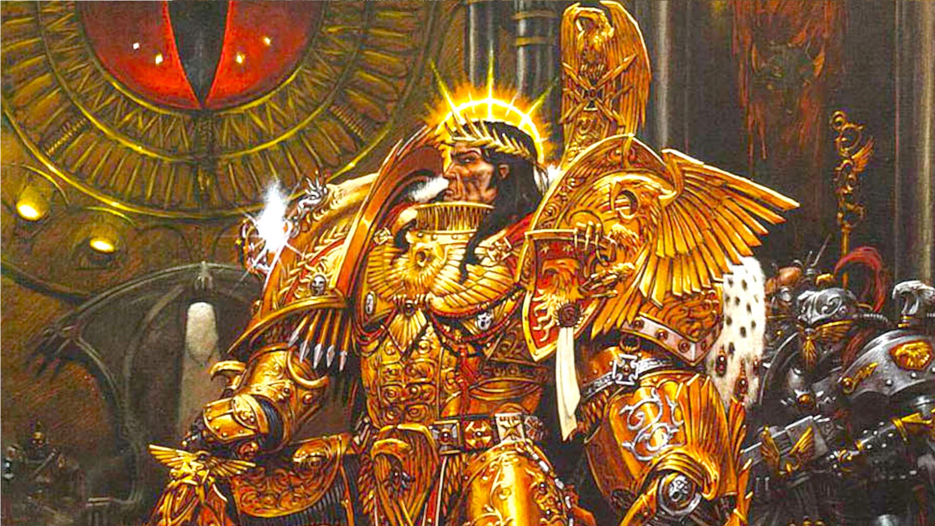 Warhammer 40k Henry Cavill Emperor Of Mankind Closeup 