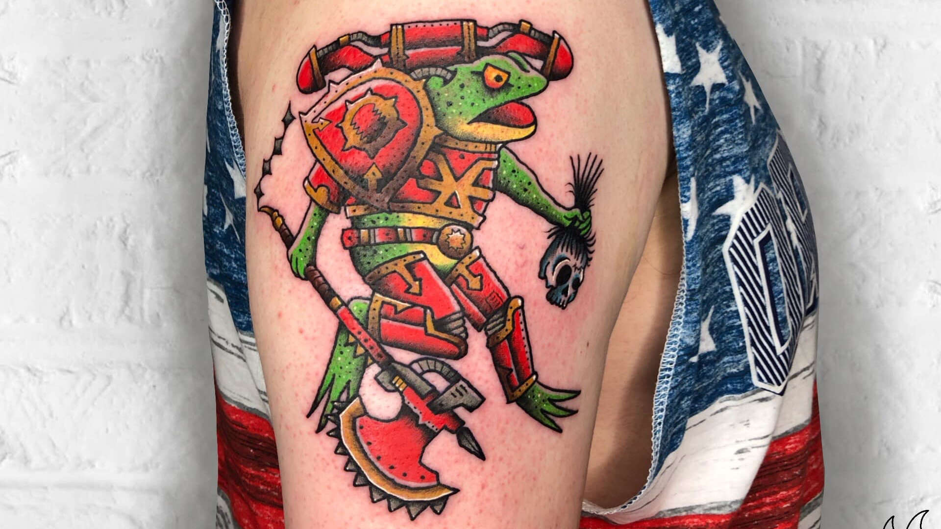 Tattoo Time Lapse  Frog Tattoo  YouTube