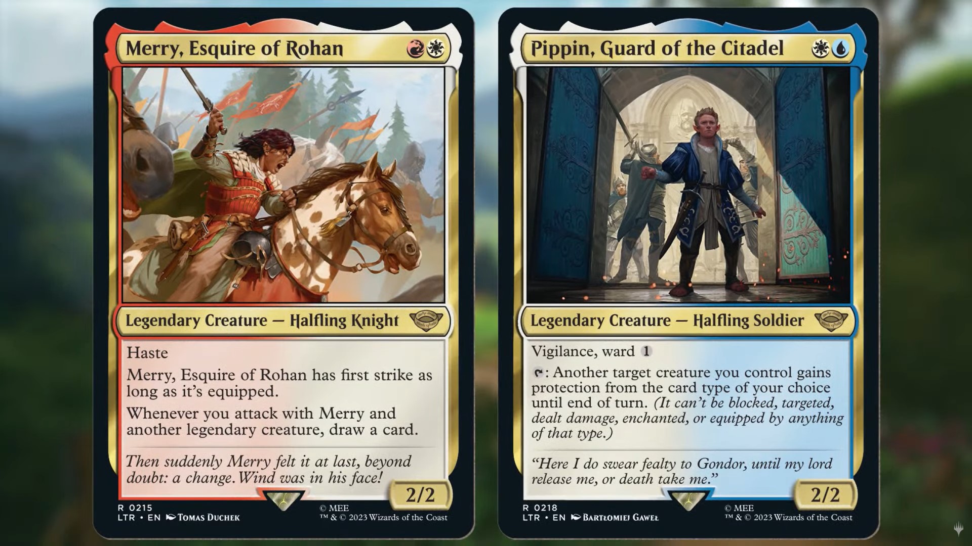 Lord of the Rings is coming to Magic the Gathering! 