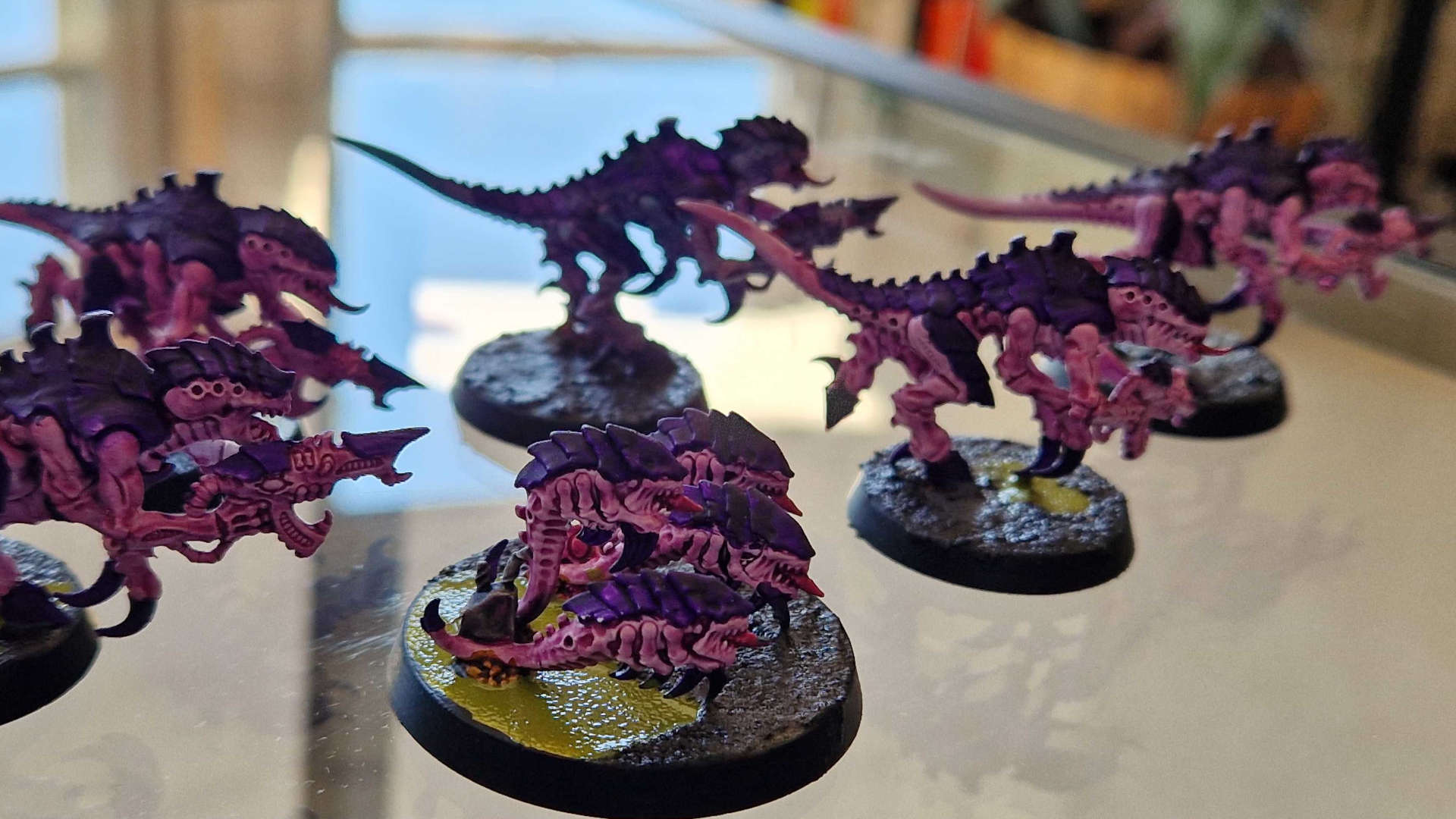 Warhammer 40k Tyranid Termagants and Ripper Swarm and Paint Set