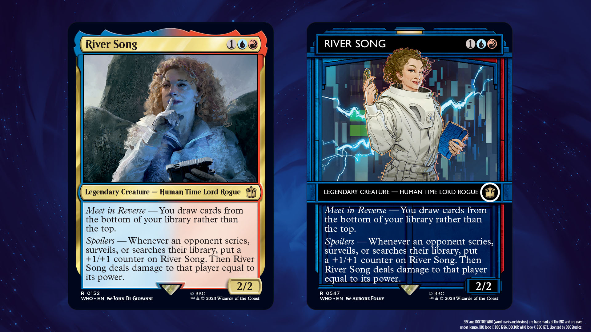 MTG Doctor Who Commanders and new cards revealed