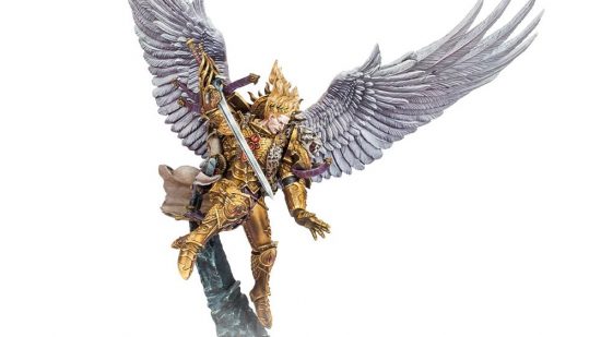 Warhammer 40k primarchs guide - Games Workshop image showing the Horus Heresy Forge World resin model of Sanguinius