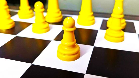 Best gaming tables - photo of a white chess pawn