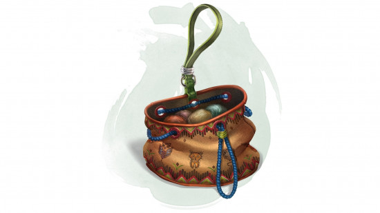 Wizards of the Coast art of a Bag of Tricks, one of the best DnD magic items