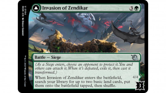 How to play MTG - a Battle card, Invasion of Zendikar