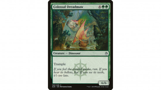 How to play MTG - a creature card, Colossal Dreadmaw