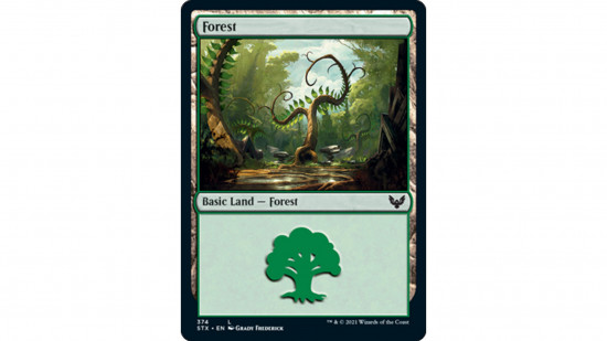How to play MTG - a land card, Forest