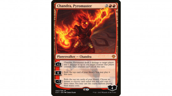 How to play MTG - a Planeswalker card, Chandra, Pyromaster