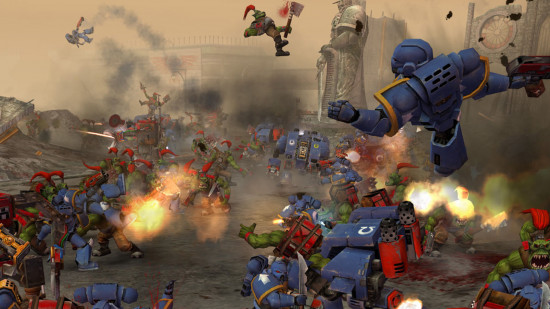 Screenshot of Warhammer 40k Dawn of War, one of the best RTS games
