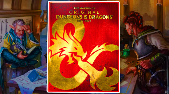 Cover of the DnD history book, Making of Original Dungeons and Dragons