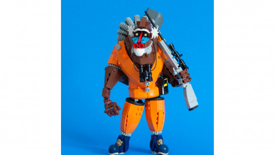 Lego character - gun wielding monkey