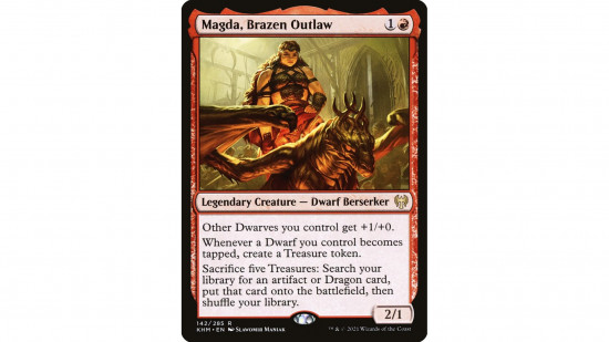 The MTG card Magda, Brazen Outlaw