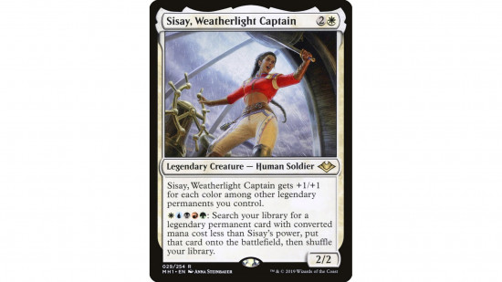 The MTG card Sisay Weatherlight Captain