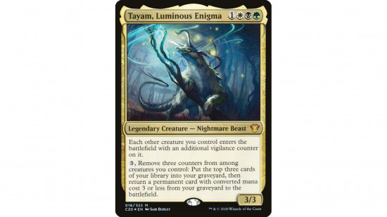 The MTG card Tayam, Luminous Enigma