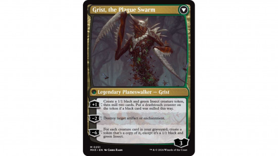 The MTG card Grist The Plague Swarm