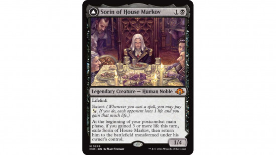 The MTG card Sorin of House Markov
