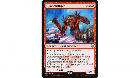 The MTG card Quakebringer