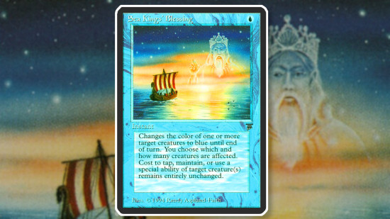 MTG card, Sea Kings' Blessing