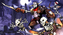 board games - a motley crew of skeleton warriors