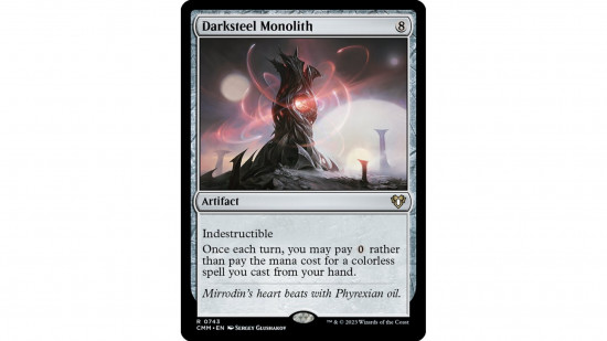 The MTG card Darksteel Monolith