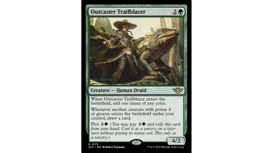 The MTG card Outcaster Trailblazer
