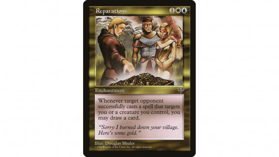The MTG card reparations