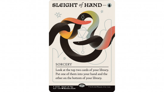 MTG card Sleight of hand