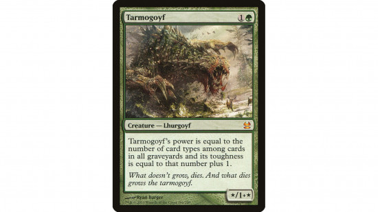 The MTG card Tarmogoyf