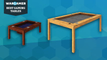 Two of the best gaming tables on a blue background