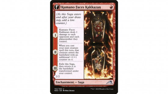 The MTG card Kumano Faces Kakkazan