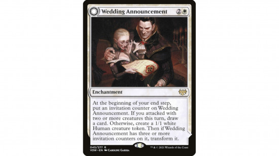The MTG card Wedding Announcement