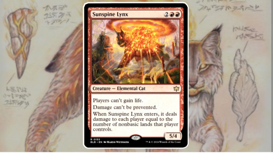 MTG card Sunspine Lynx