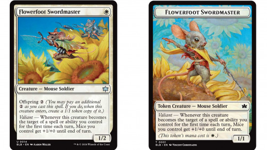 The MTG card Flowerfoot Swordmaster
