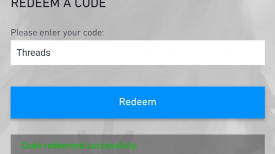 MTG Arena codes guide - Wargamer mobile screenshot showing the code redemption screen on the Wizards account website, with a success message to show the code has been accepted and redeemed for your account