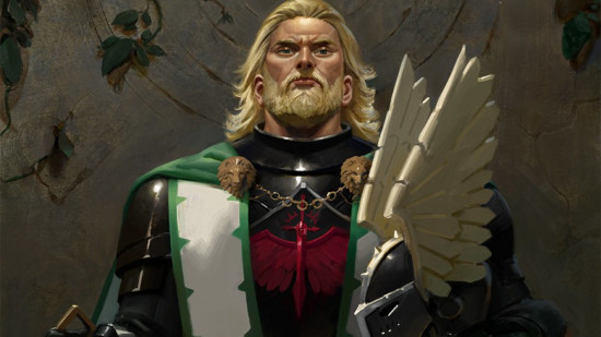 The Dark Angels Primarch Lion El'Jonson in his youth as a warrior of the Order on Caliban