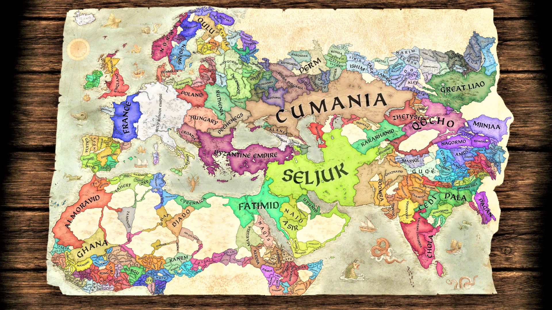 Crusader Kings 3 World Map
