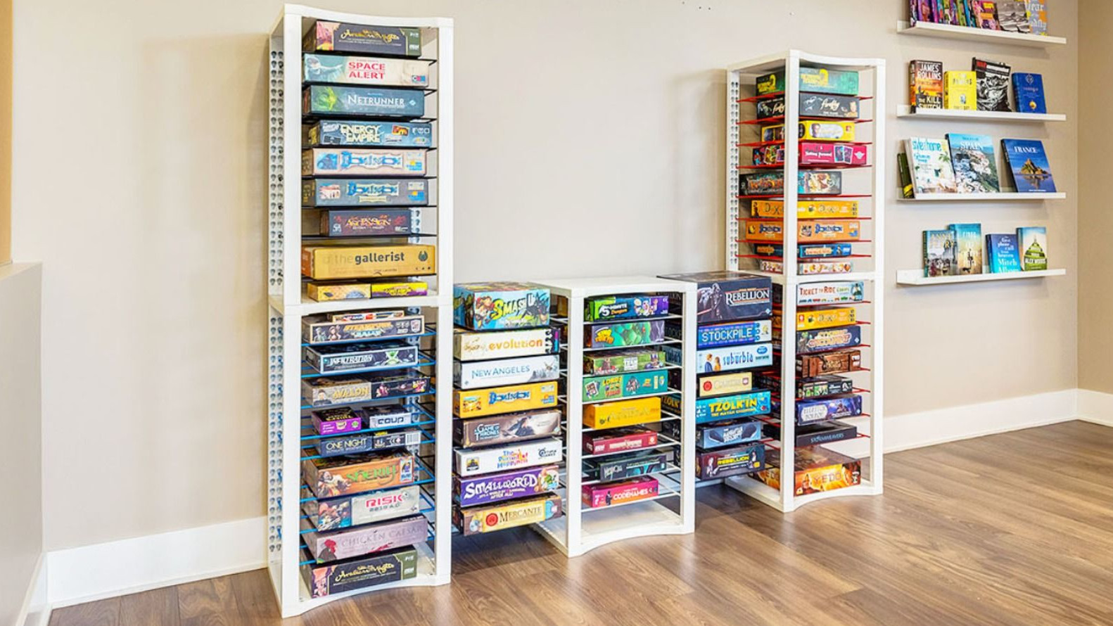 board game shelves kickstarter        <h3 class=